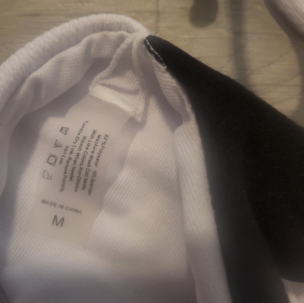 Smile now cry later bathing suit,M, black and white - Picture 5 of 11